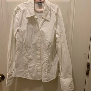 Ann Taylor white shirt Sz 4